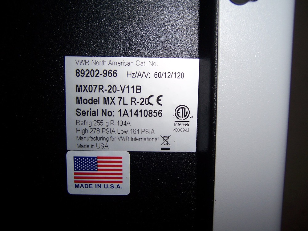 14266 VWR Polyscience MX7LR-20 Chiller bench top 120 volt