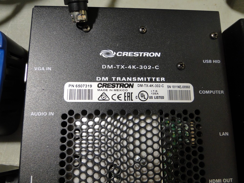 Crestron HD Collaboration System Lot of parts codec touchscreen controller