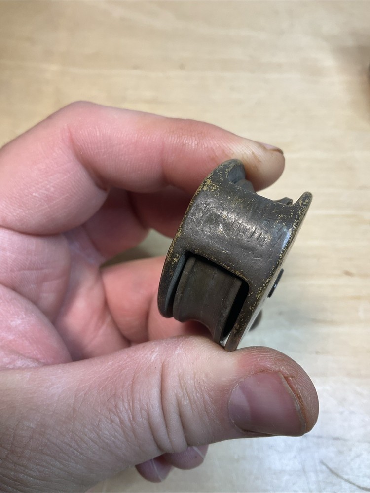 Antique Brass 3” Pulley