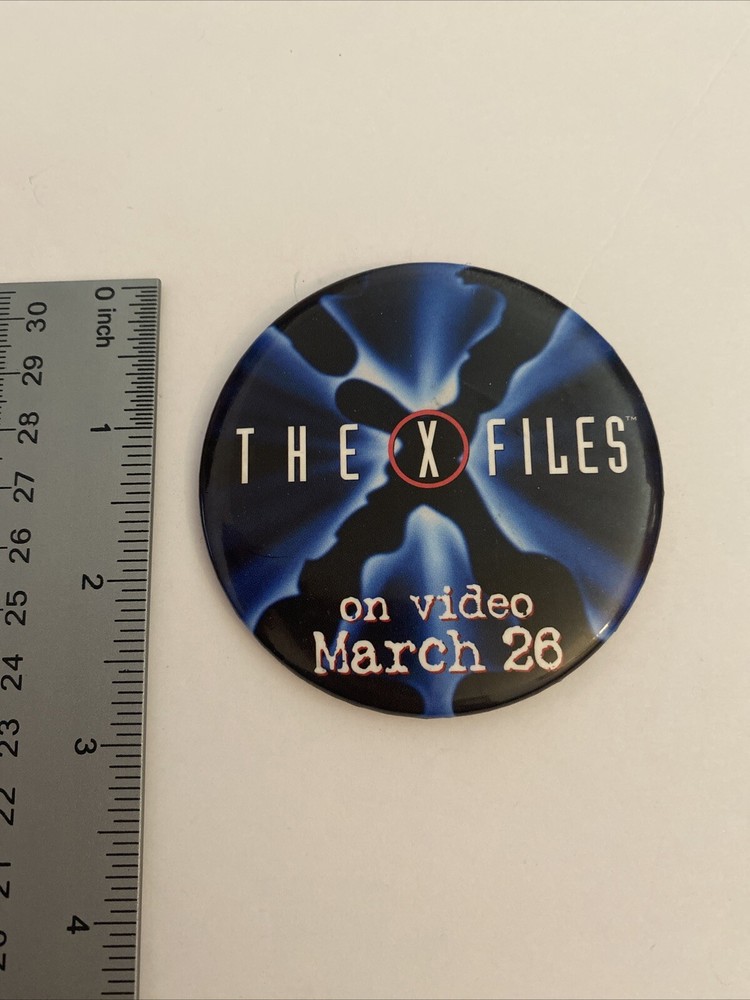 The X Files Promo Pin Back Button P11