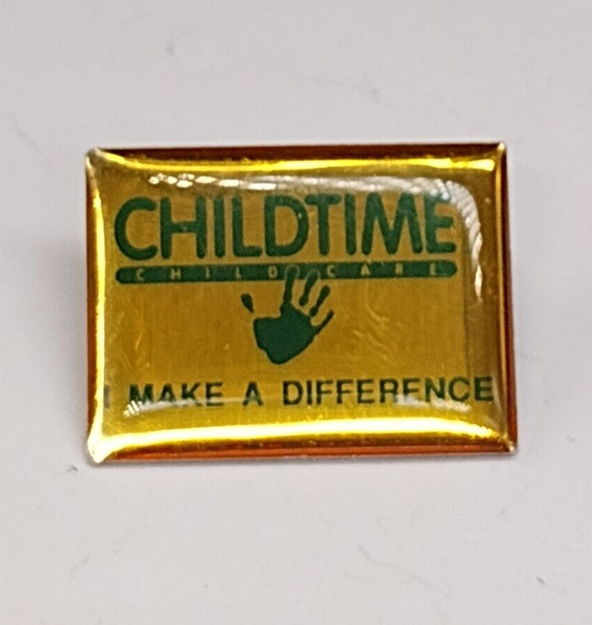 Childtime Make A Difference Child Care Lapel Pin