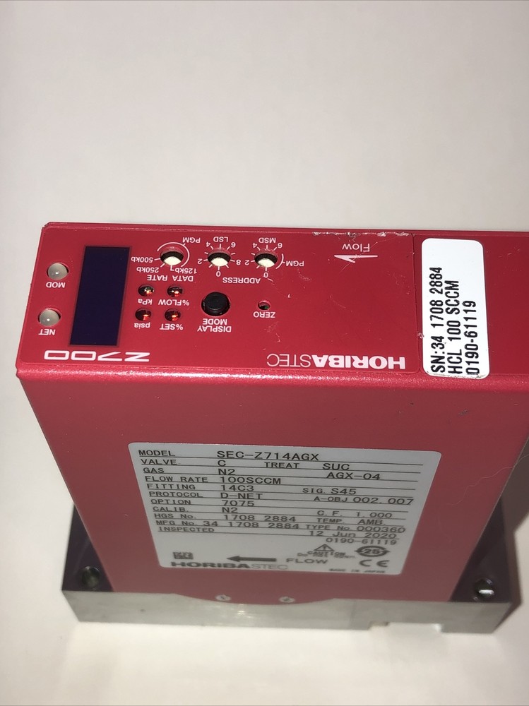HORIBA SEC-Z714AGX Mass Flow Controller