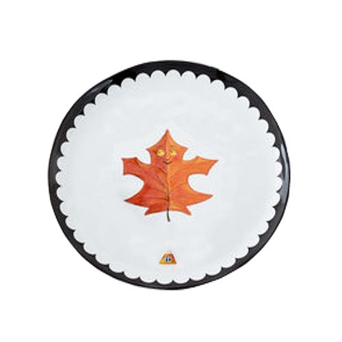 Melamine Halloween Plate, Leaf - 9" (98907)