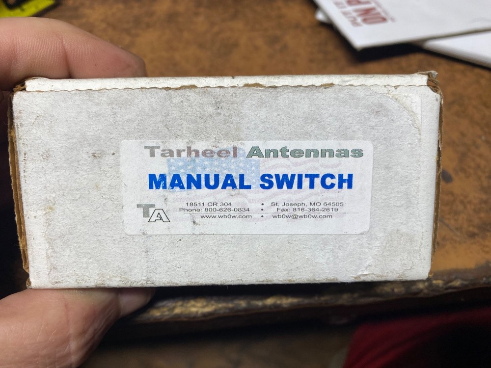 Tarheel antenna manual switch ham antennas