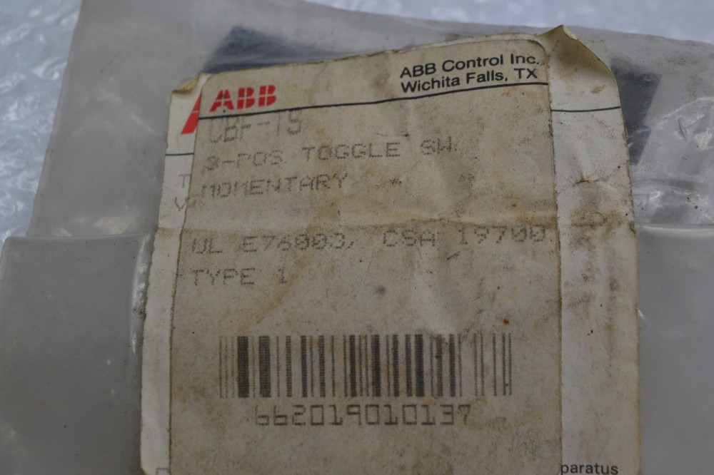 ABB CBF-TS TOGGLE SWITCH NSMP