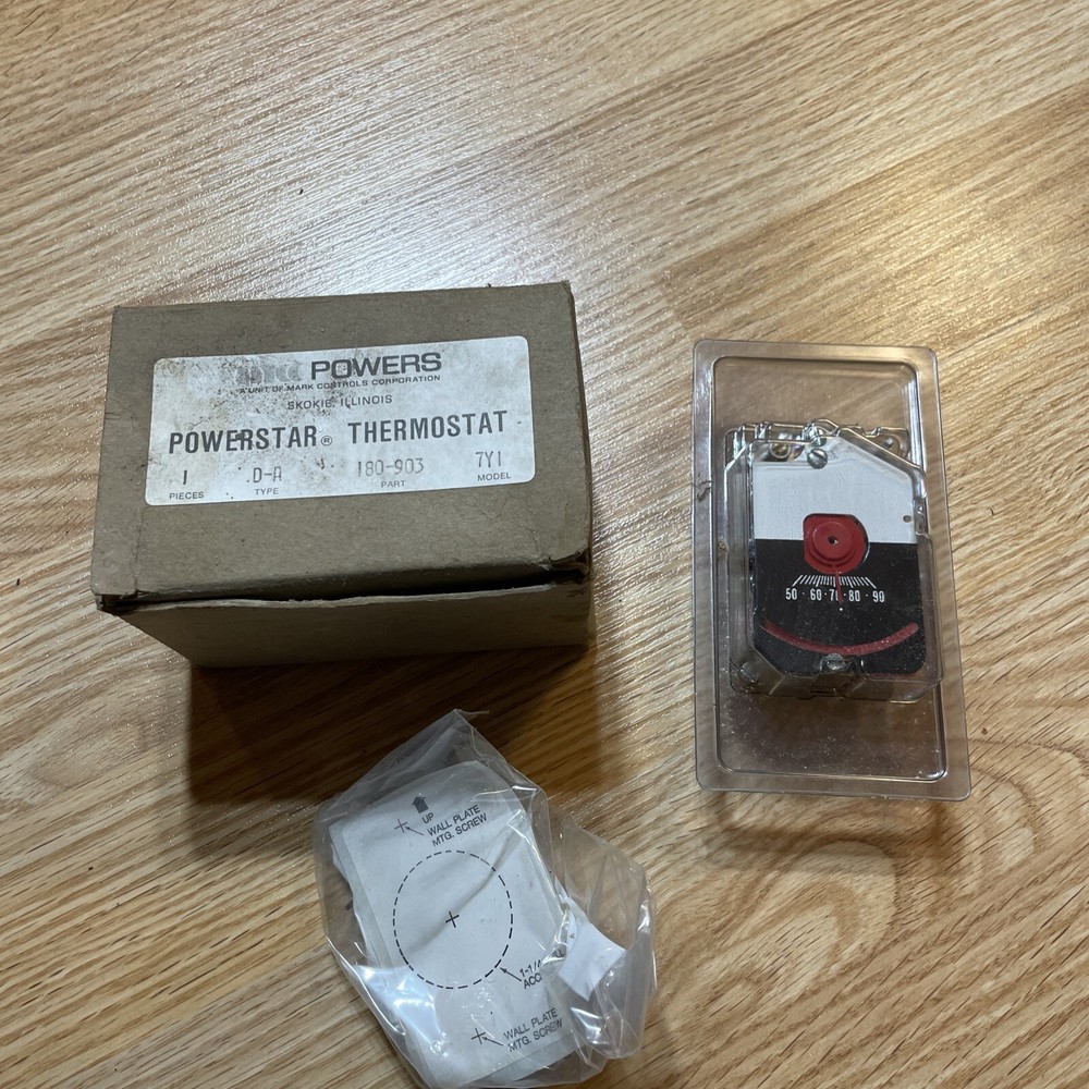 powers powerstar thermostat 180-903 7Y1 DA