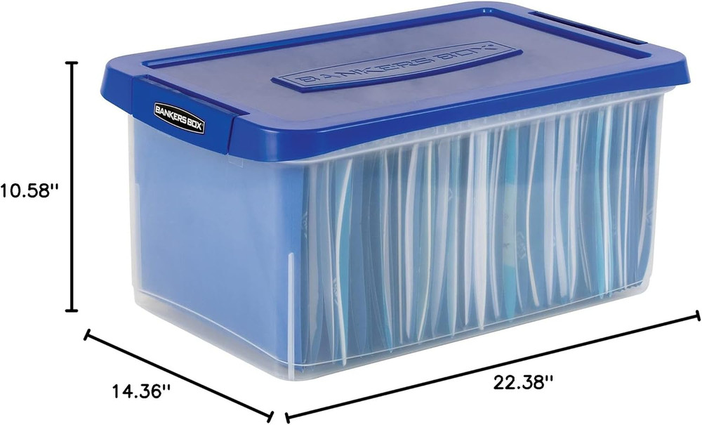 Heavy Duty 20" Plastic Letter File Box