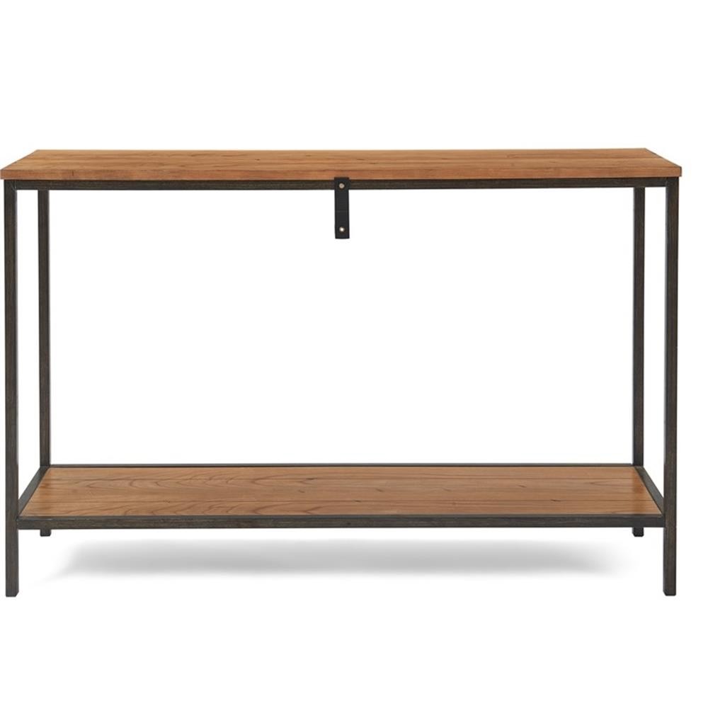 ClickDecor Nolan 2-Tier Console Table Brown
