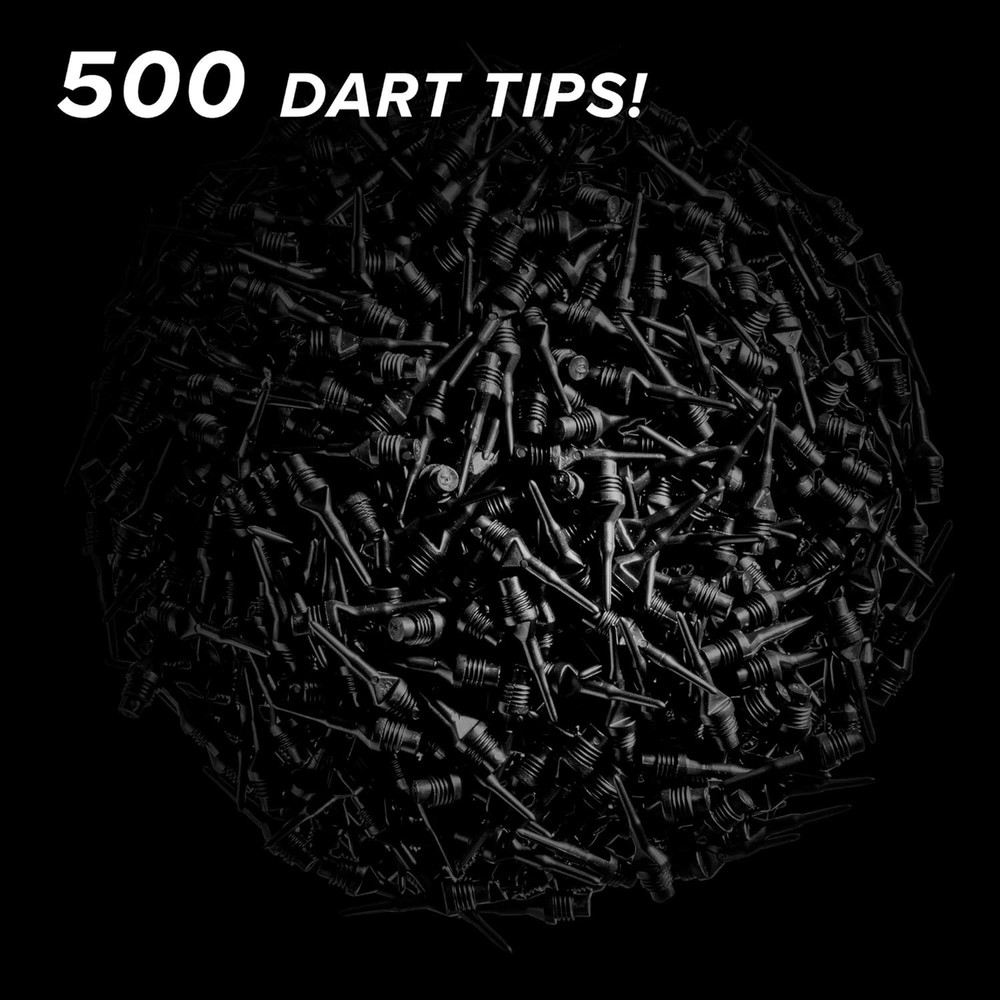Dart Accessory: Tufflex II 1/4 Thread Soft Tip Points 500 Pack