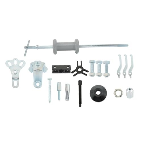 9-Way Slide Hammer Puller Kit - Auto Wrench Adapter for Axle Bearings,