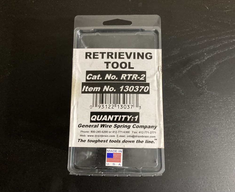 General Wire Spring RTR-2 Large Corkscrew Retrieving Tool