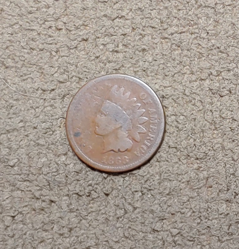 1868 Indian Cent - Free Ship