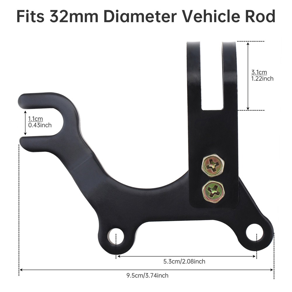 2x Bicycle Disc Brake Modification Bracket Frame Adapter Disc Brake Mount Holder