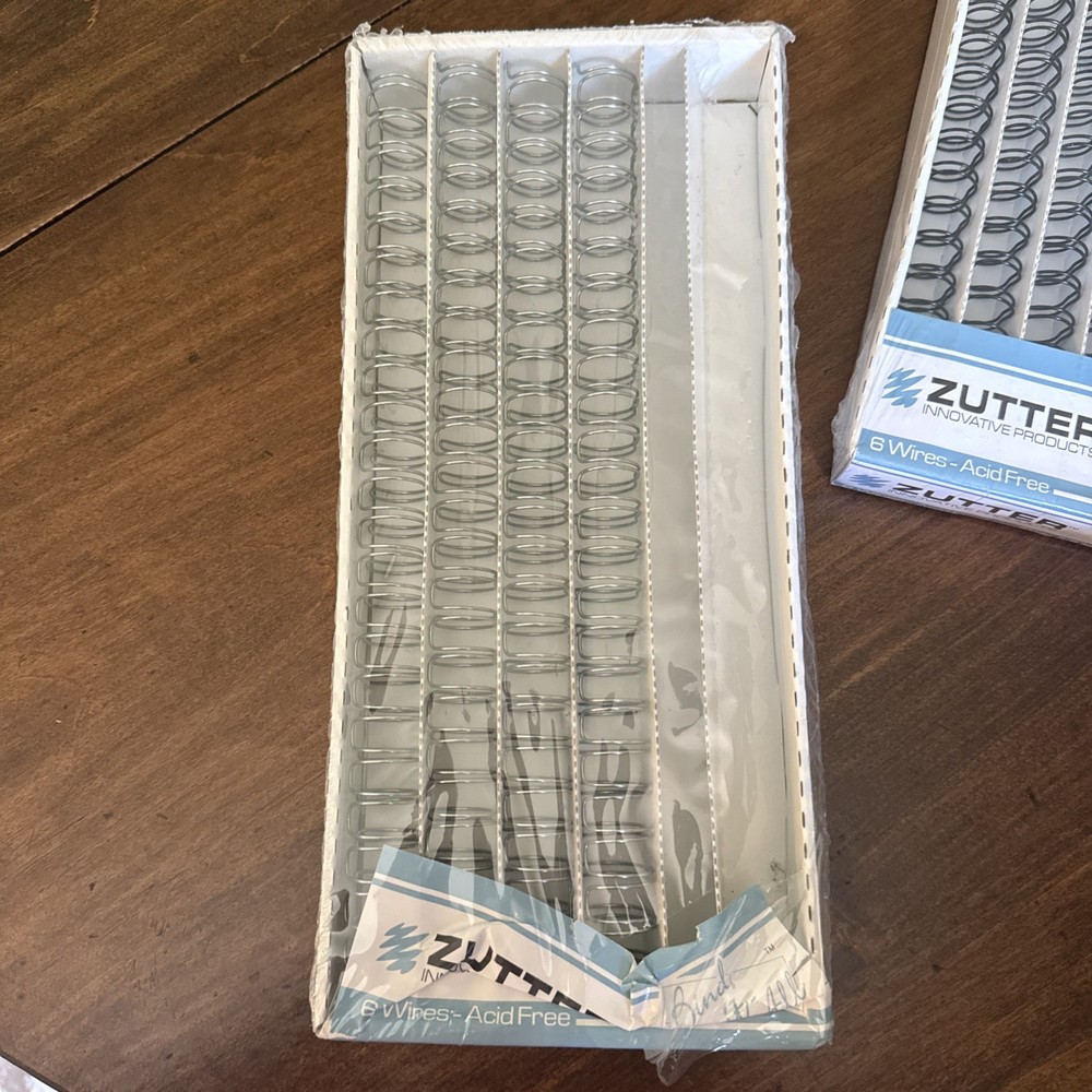 Zutter Bind it All, Black, Silver, & White Binding Coil Wires 3 Packages