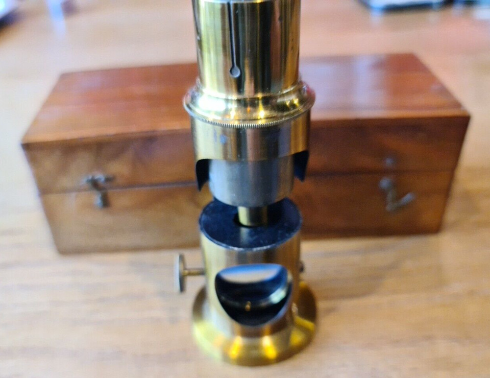 Early 20th Century Students/ Travel Microscope cased