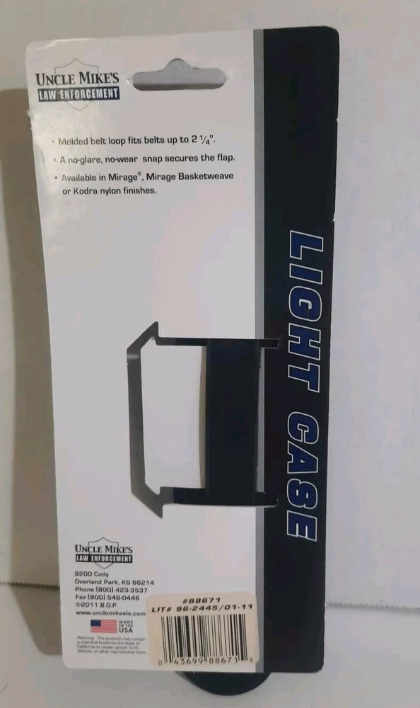 Uncle Mike's Mini-Light Case Flap Style #8867-1