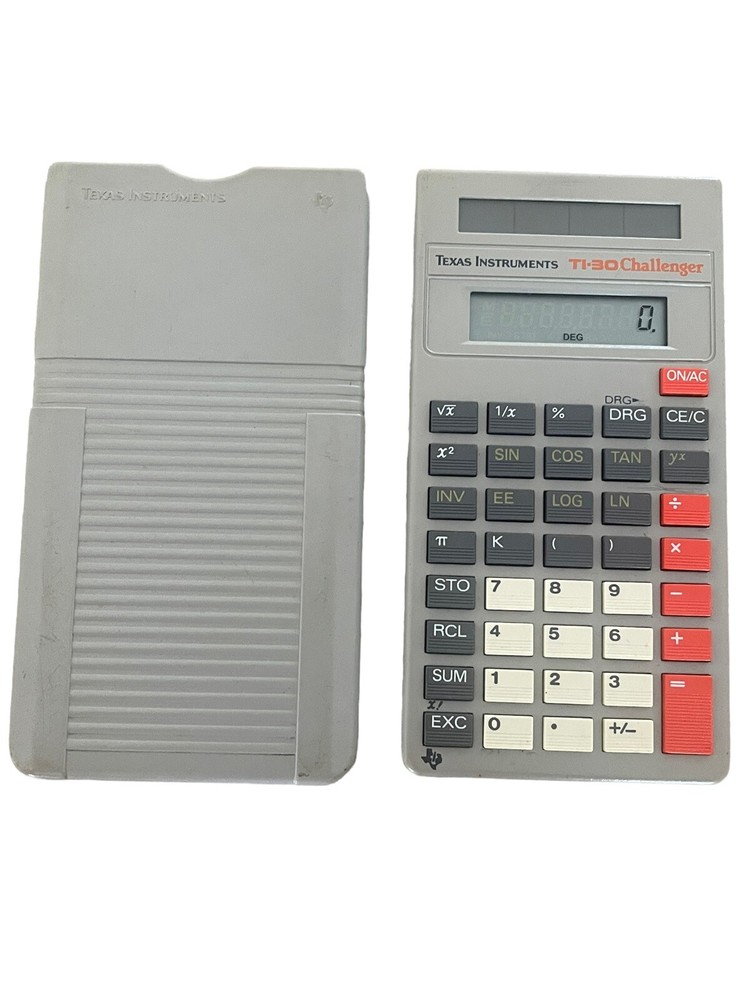 Texas Instruments TI-30 Challenger Solar-Powered Scientific Calculator FastShip