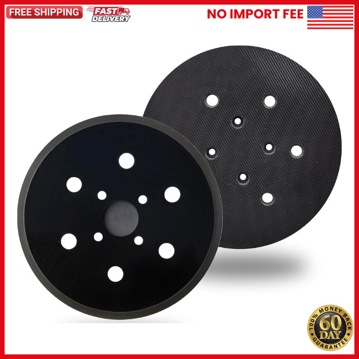 6 Inch 6 Hole Hook and Loop Replacement Sanding Pad for Ridgid R2611 Random FAST