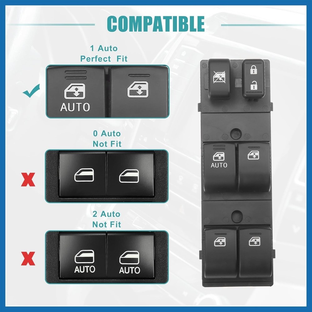Front Left Driver Side Power Window Switch Fit for Subaru Forester 2014-2016