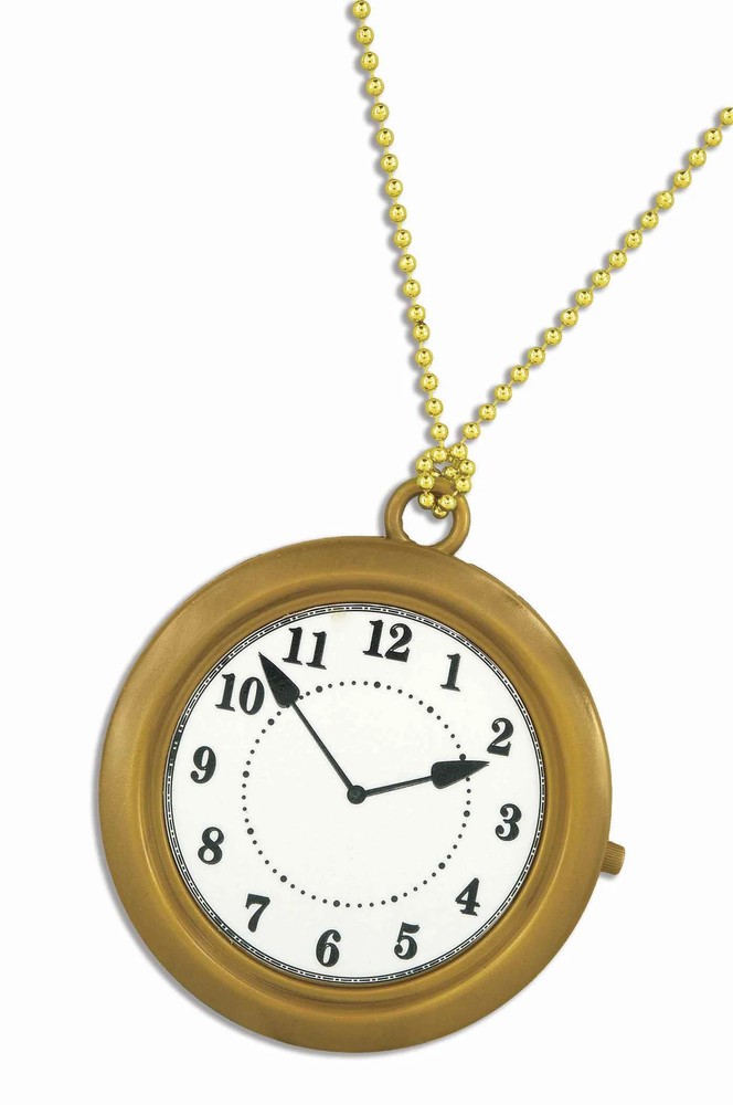 Halloween Rapper Big Clock Necklace