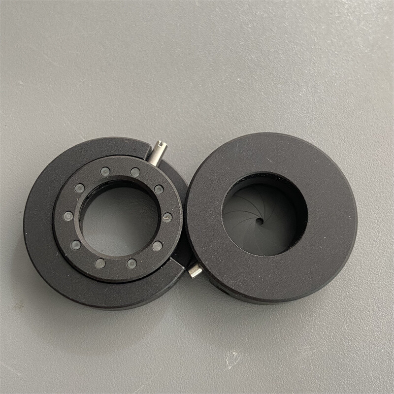Adjustable Mechanical Iris Aperture 1-12mm Microscope Camera Module M4 thread
