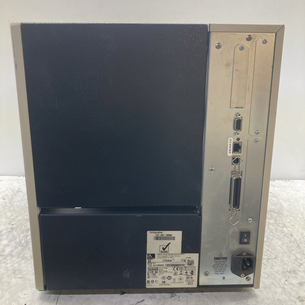Zebra 170Xi4 300 DPI Label Printer *POWERS ON, *UNTESTED*