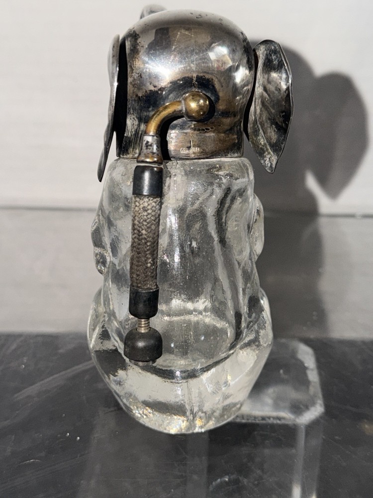 Sterling Silver German Antique Perfume Atomizer Figural Elephant