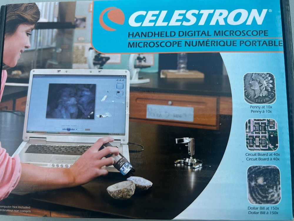 CELESTRON - HANDHELD DIGITAL MICROSCOPE  (2011, Celestron)