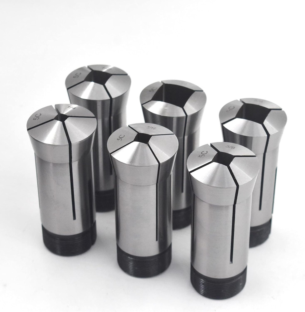 6-Pack 5C Square Collet Set 1/4,5/16,3/8,1/2,5/8,3/4