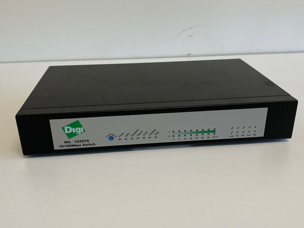 Shelf1:  DIGI MIL-5220TX 10/100MBPS SWITCH