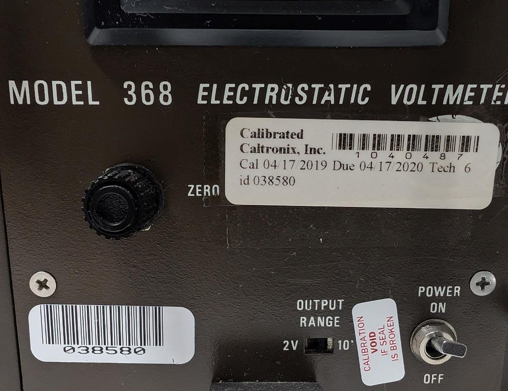 Trek Model 368 Electrostatic Voltmeter 4-Unit Case