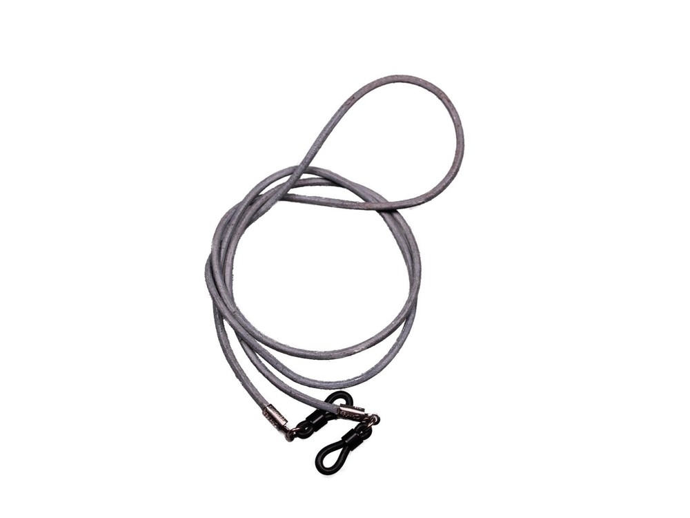 Glasses Strap Real Leather (Light Gray)