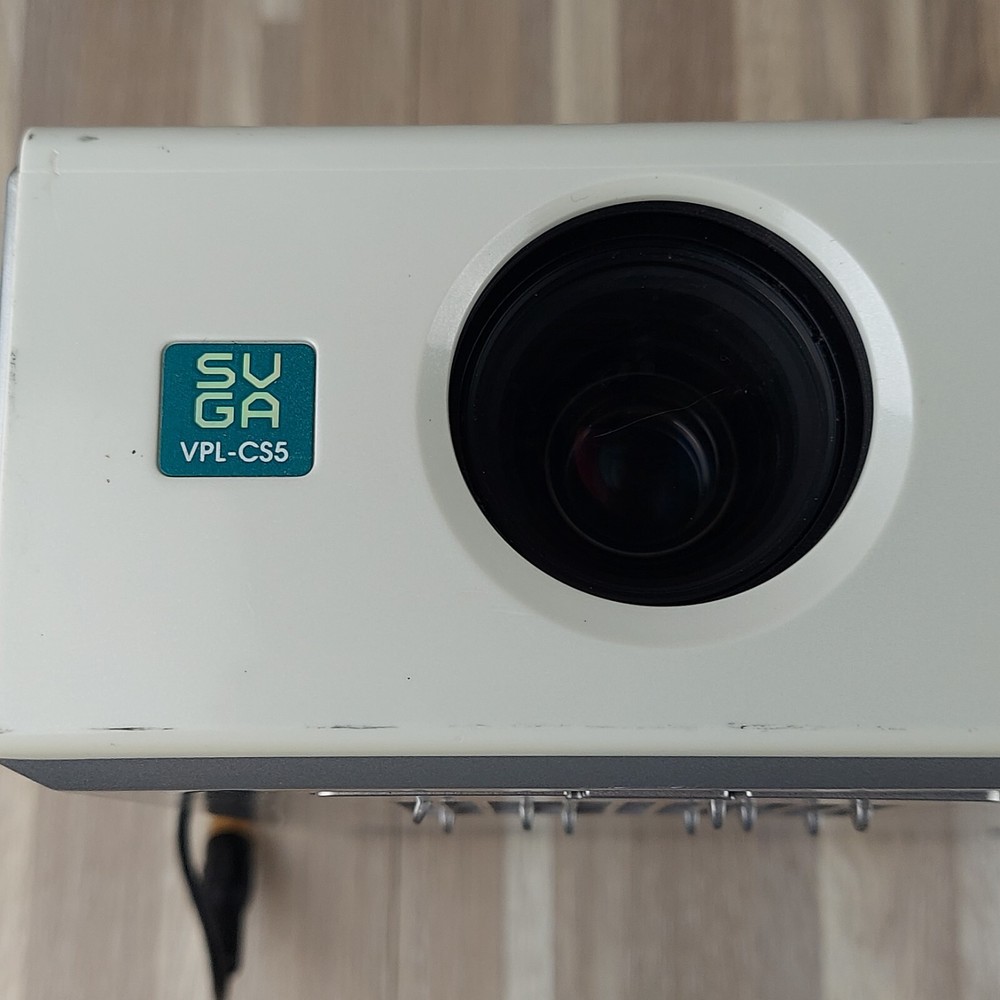 Vintage Sony Data Projector Model No VPL-CS5 ~ White