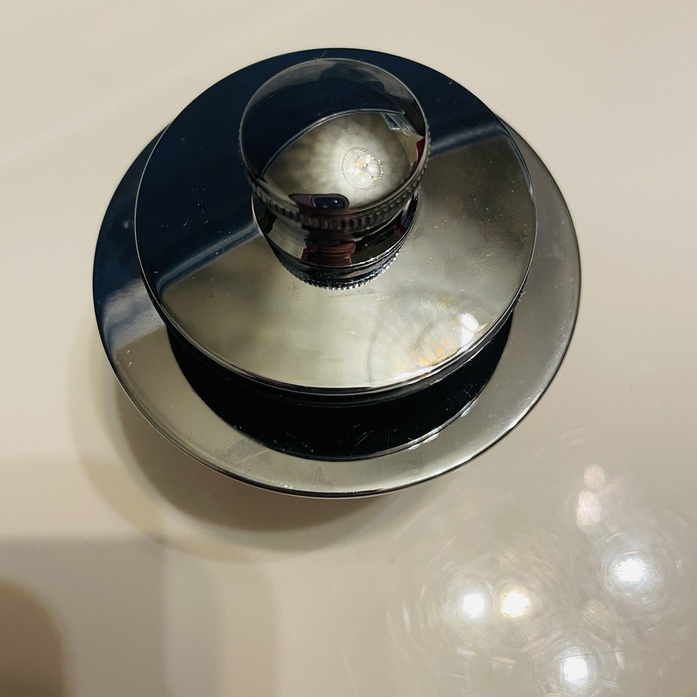 Watco Push-Pull Tub Drain Closure Stainless Steel