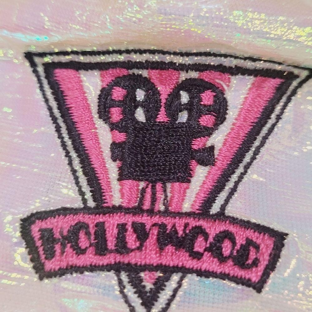 RARE Iridescent Los Angeles Hollywood hat Throwback Cap Adjustable OSFA