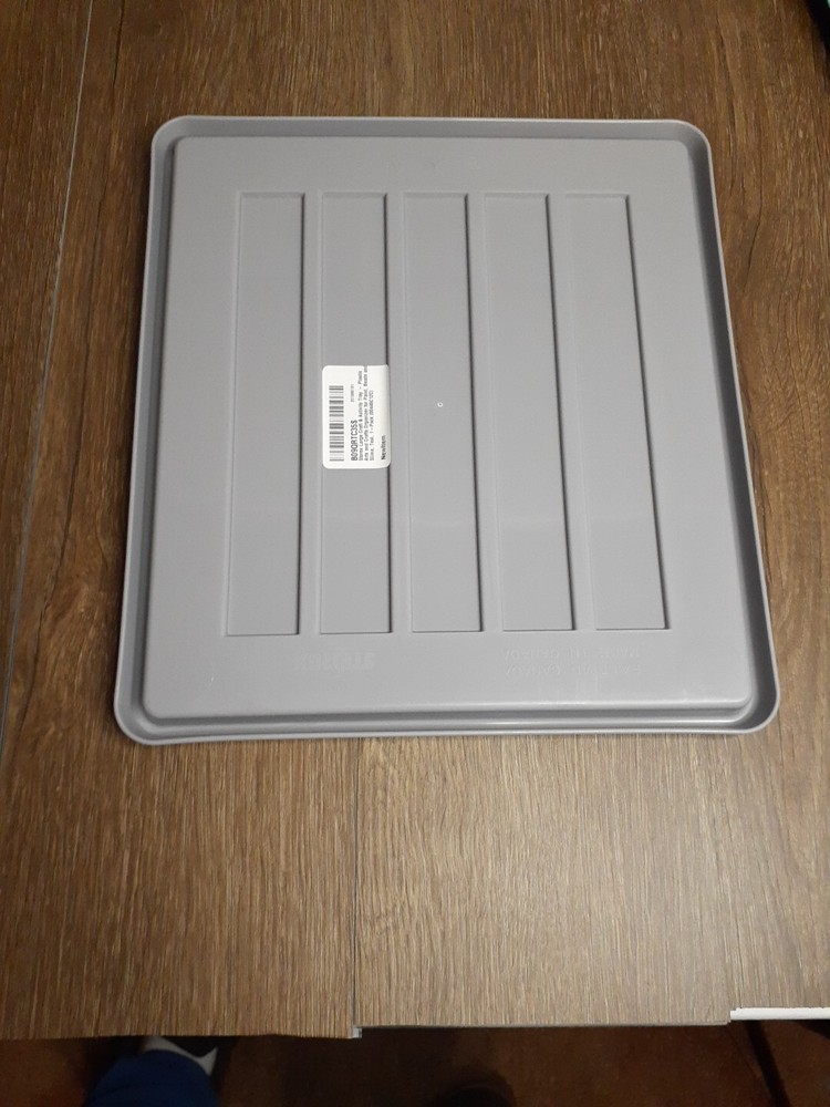 storex large craft & activity tray plastic gray