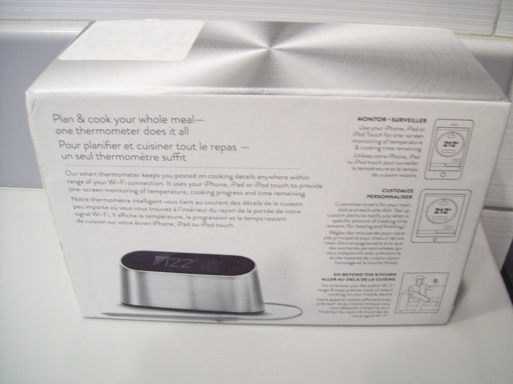 Williams Sonoma Smart Thermometer WSST2000 NEW OPEN BOX