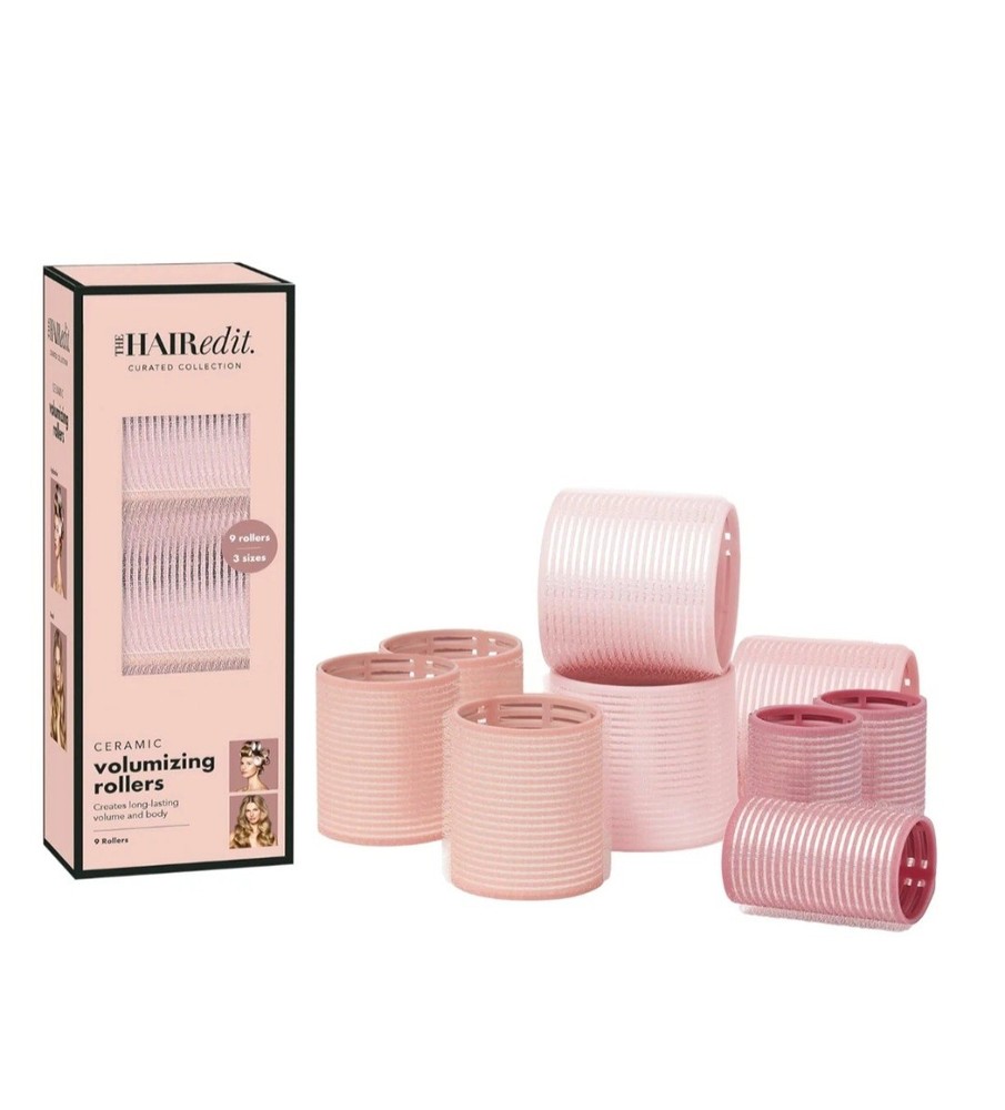 The Hair Edit Ceramic Volumizing Rollers - 9 Rollers