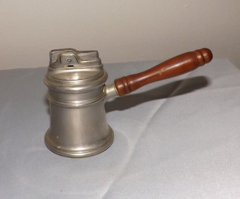 Ronson Lighter Metal with Wood Handle Colony Non Working