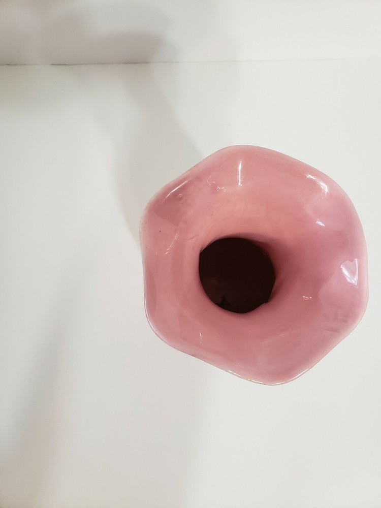 Valentine Pink ceramic vase Hearts Springtime