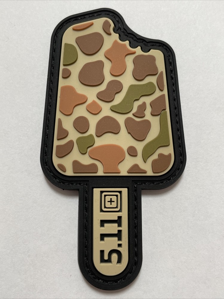 *BRAND NEW* 5.11 TACTICAL CAMO POPSICLE PATCH HOOK BACKING