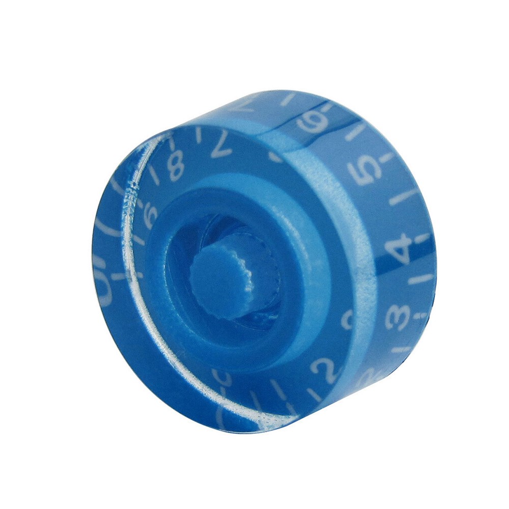 FLEOR 20PCS Blue Barrel LP Guitar Volume Tone Knob Control Speed Knobs Button