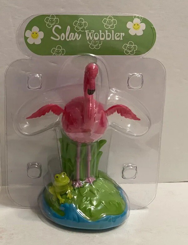 Flamingo~Solar Powered Bobble Toy! New