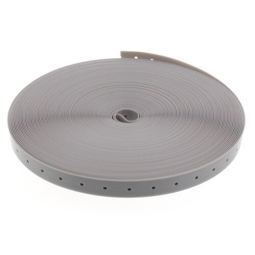 Oatey 33927 3/4" x 100' Plastic Hanger Strap - Bagged, Gray