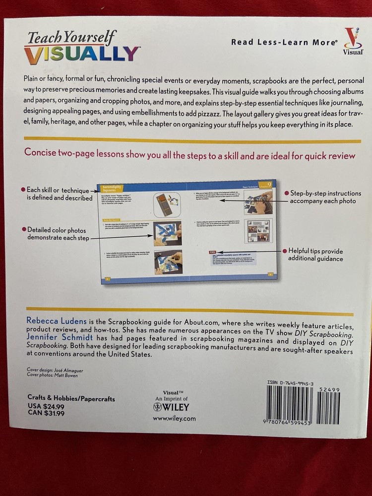 Teach Yourself Visually Scrapbooking Reference Book 2006