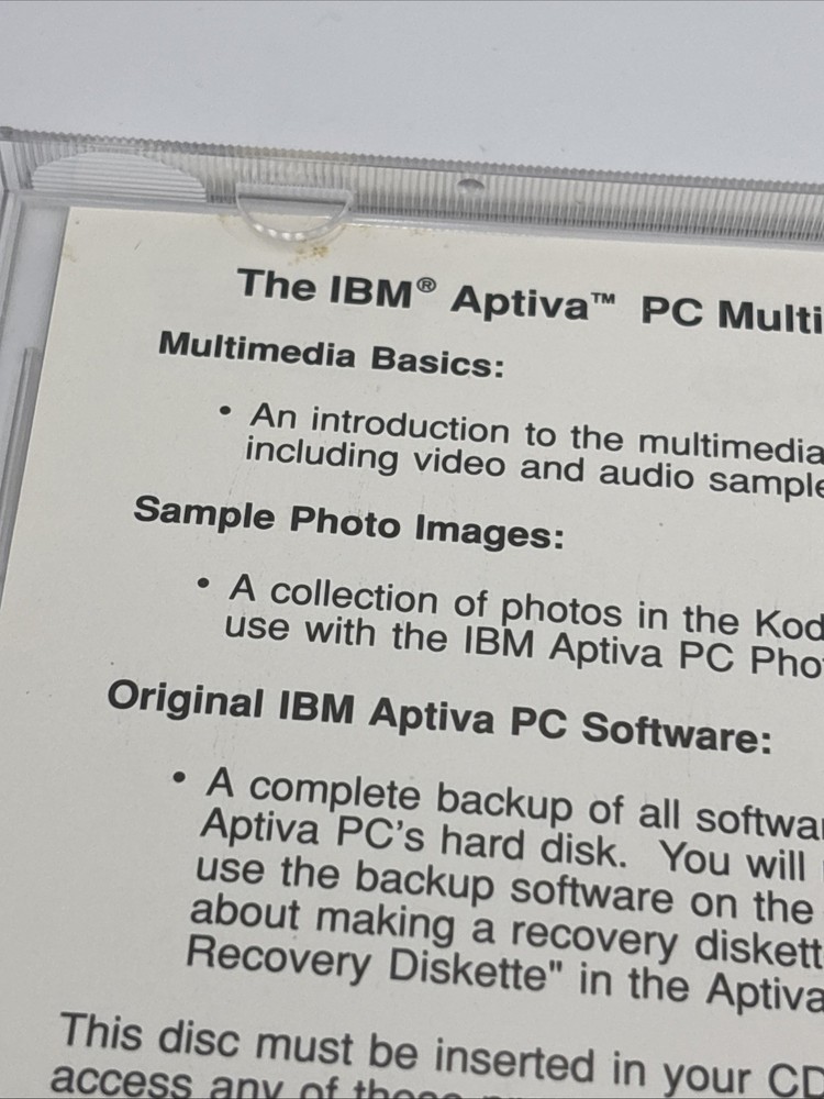 IBM Aptiva Multimedia Exploration CD 1994