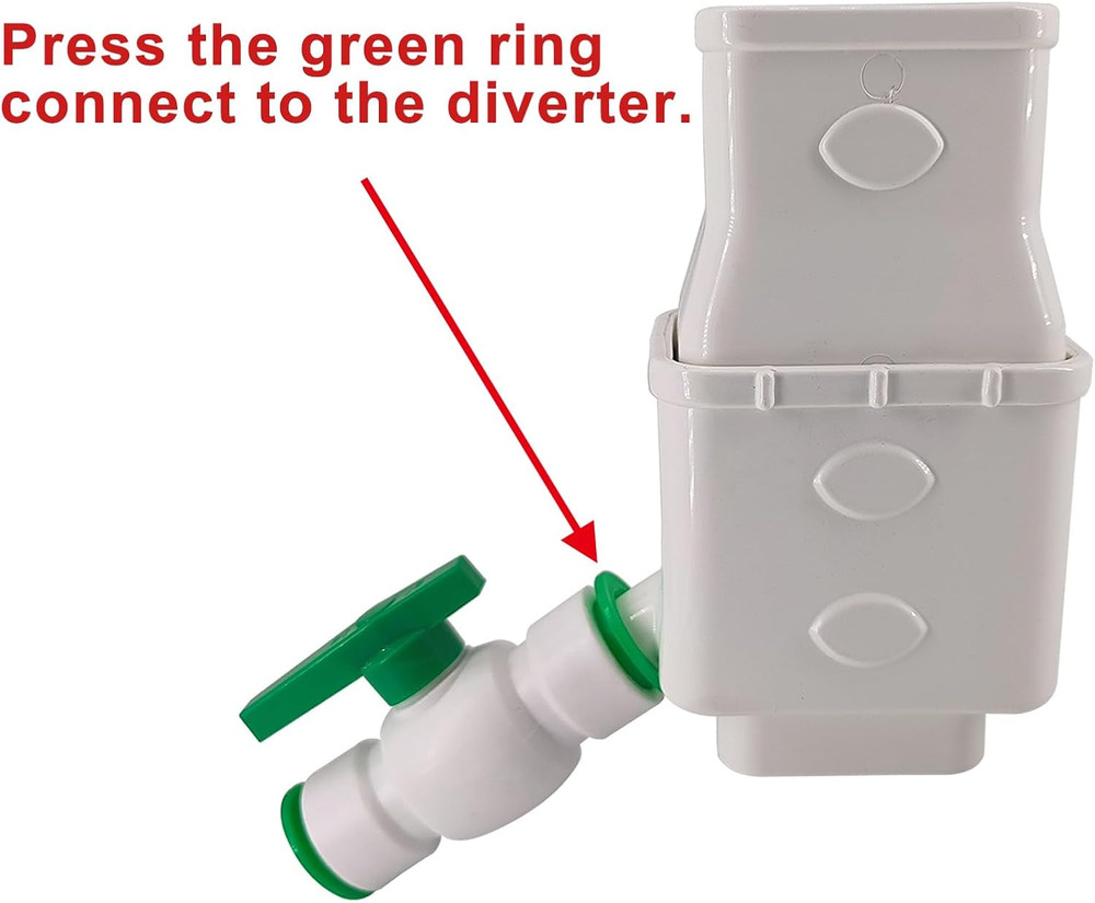 Rainwater Collection System, Gutter Downspout Diverter Kit Rain Barrel Diverter