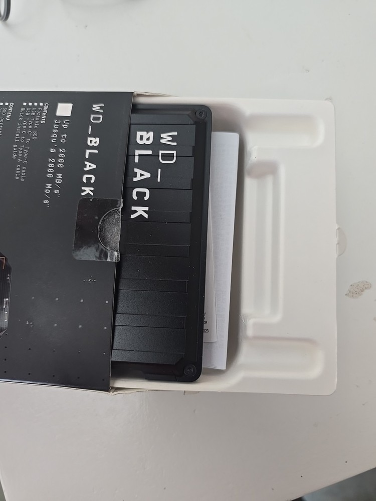 WD Black P50 1TB Portable External SSD USB