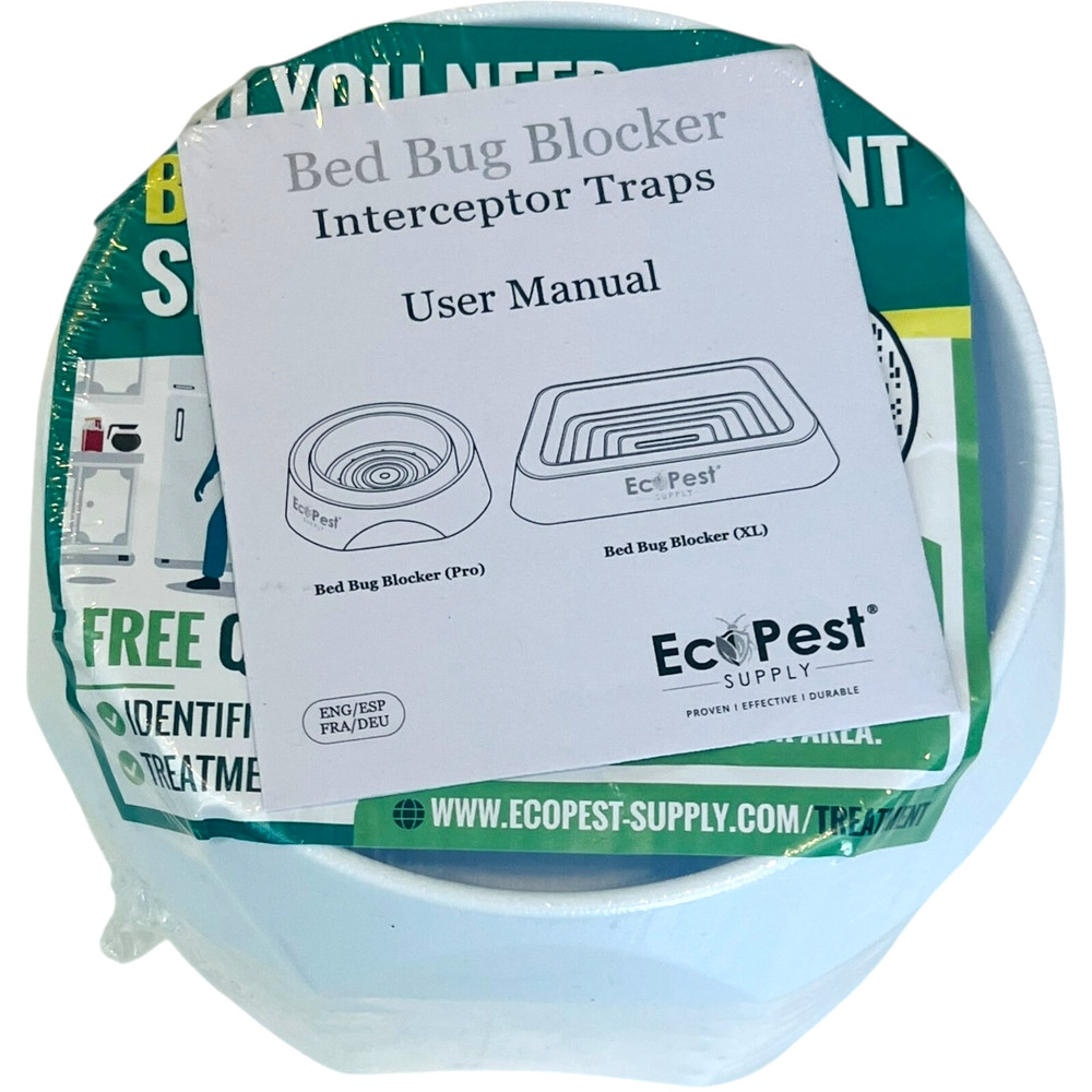 EcoPest Bed Bug Blocker Interceptor Traps - 8 Pack