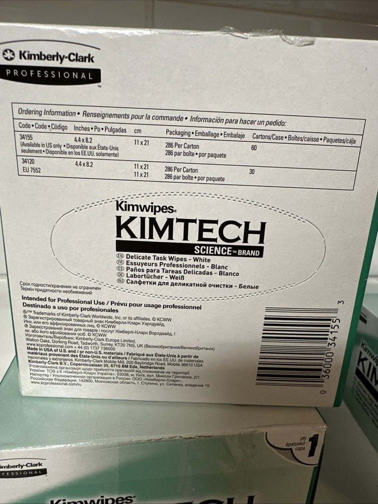 Kimwipes Kimtech Science Delicate Task Wipers, 286 Count Per Box